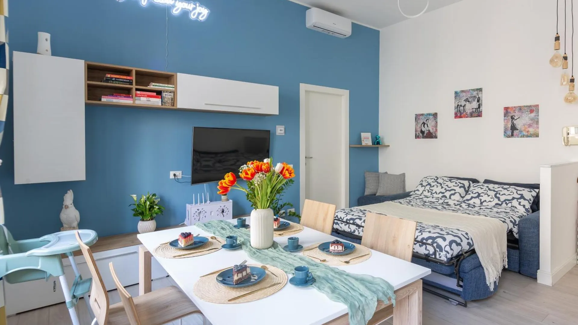 Ourjoy Condo, Free Parking, Ac, Strong Wifi - M Gioia47, Central Station, Porta Nuova, Milan 0*,